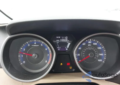 2013 Hyundai Elantra Gls/Limited из США, поврежденный, VIN KMHDH4AE2DU520609